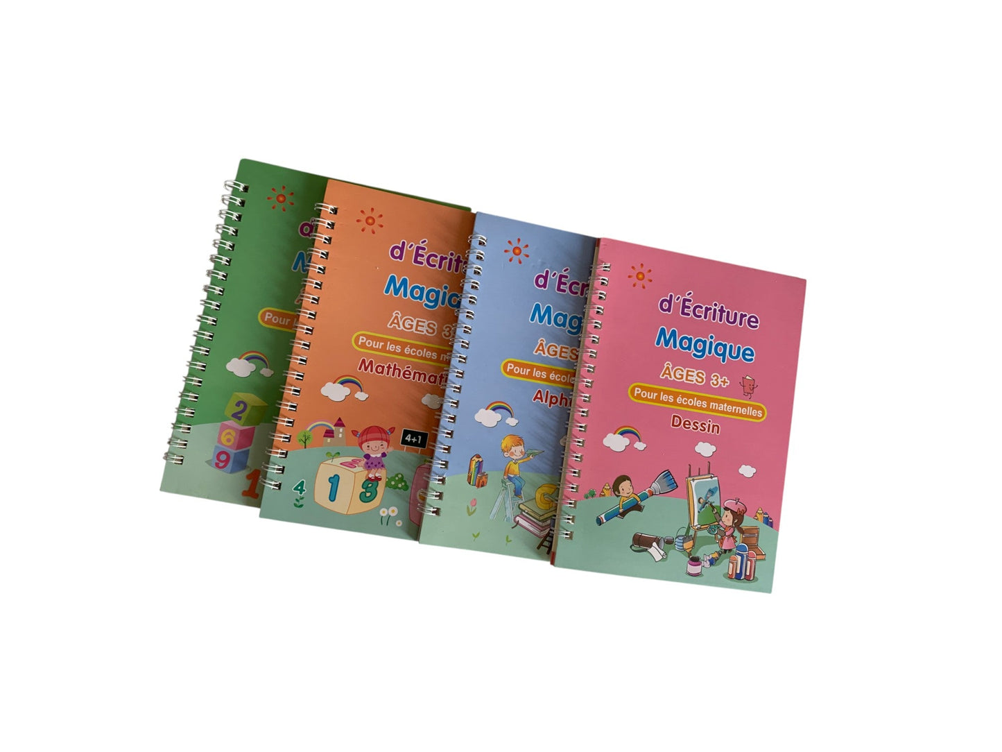 Alphaboum - Packs de cahiers  d'exercices apprentissage préscolaire langue française