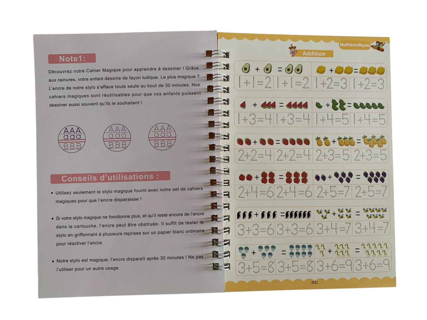 Alphaboum - Packs de cahiers  d'exercices apprentissage préscolaire langue française