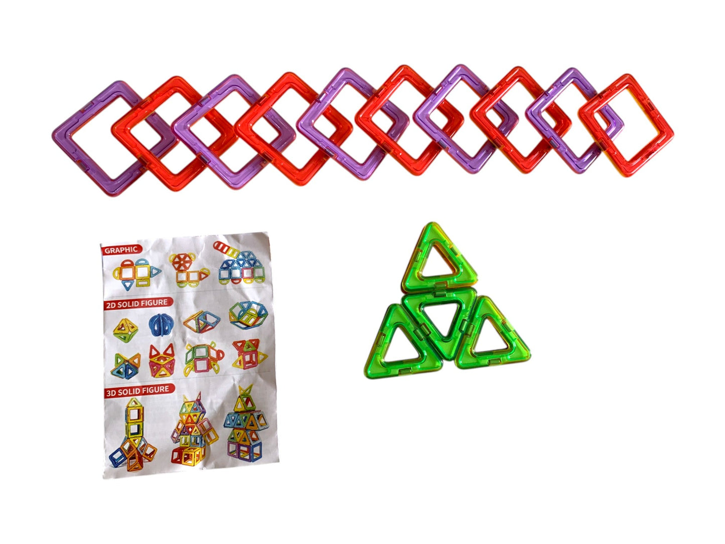 Blocs magnétiques de construction grande taille