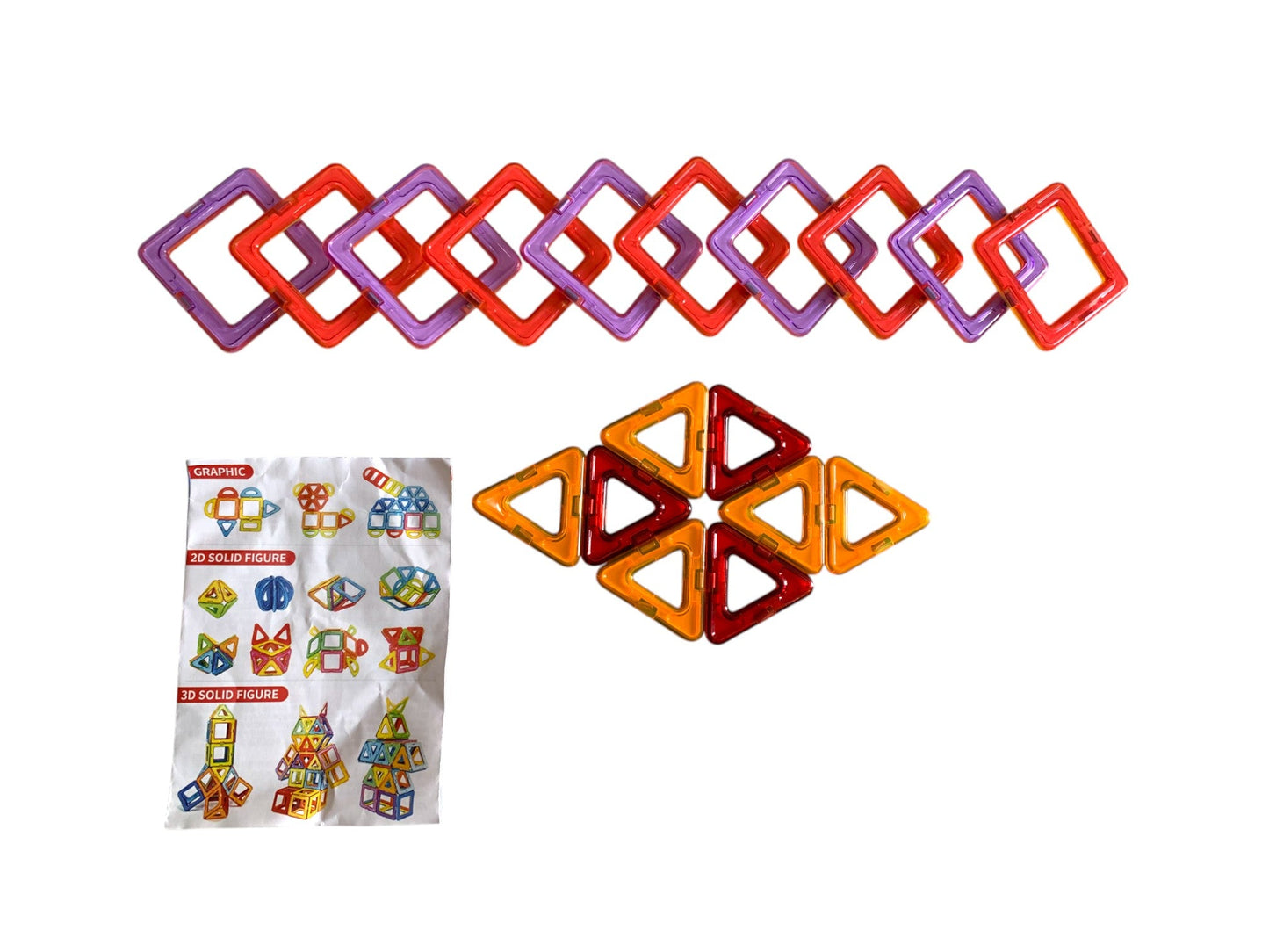 Blocs magnétiques de construction grande taille