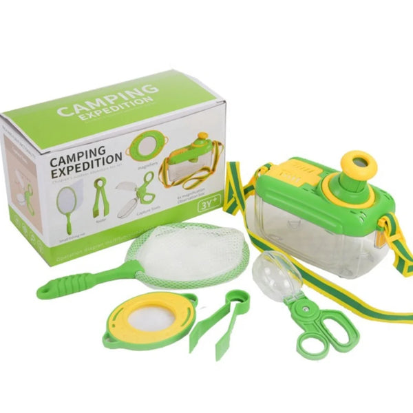 Kit d’Exploration Nature pour Enfants – Loupe, Boîte d’Observation et Accessoires Scientifiques