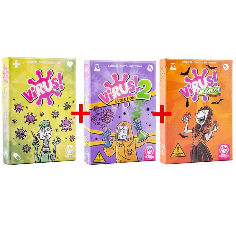 Jeu de Société Virus! Roll & Write – Stratégie, Hasard et Rapidité