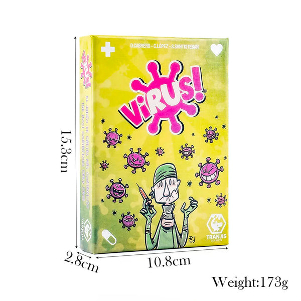 Jeu de Société Virus! Roll & Write – Stratégie, Hasard et Rapidité