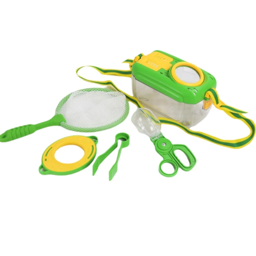 Kit d’Exploration Nature pour Enfants – Loupe, Boîte d’Observation et Accessoires Scientifiques