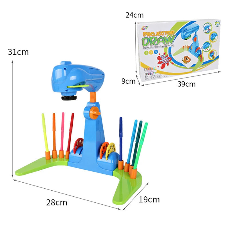 Jouet de projection de dessin amusant