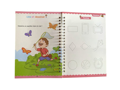 Alphaboum - Packs de cahiers  d'exercices apprentissage préscolaire langue française