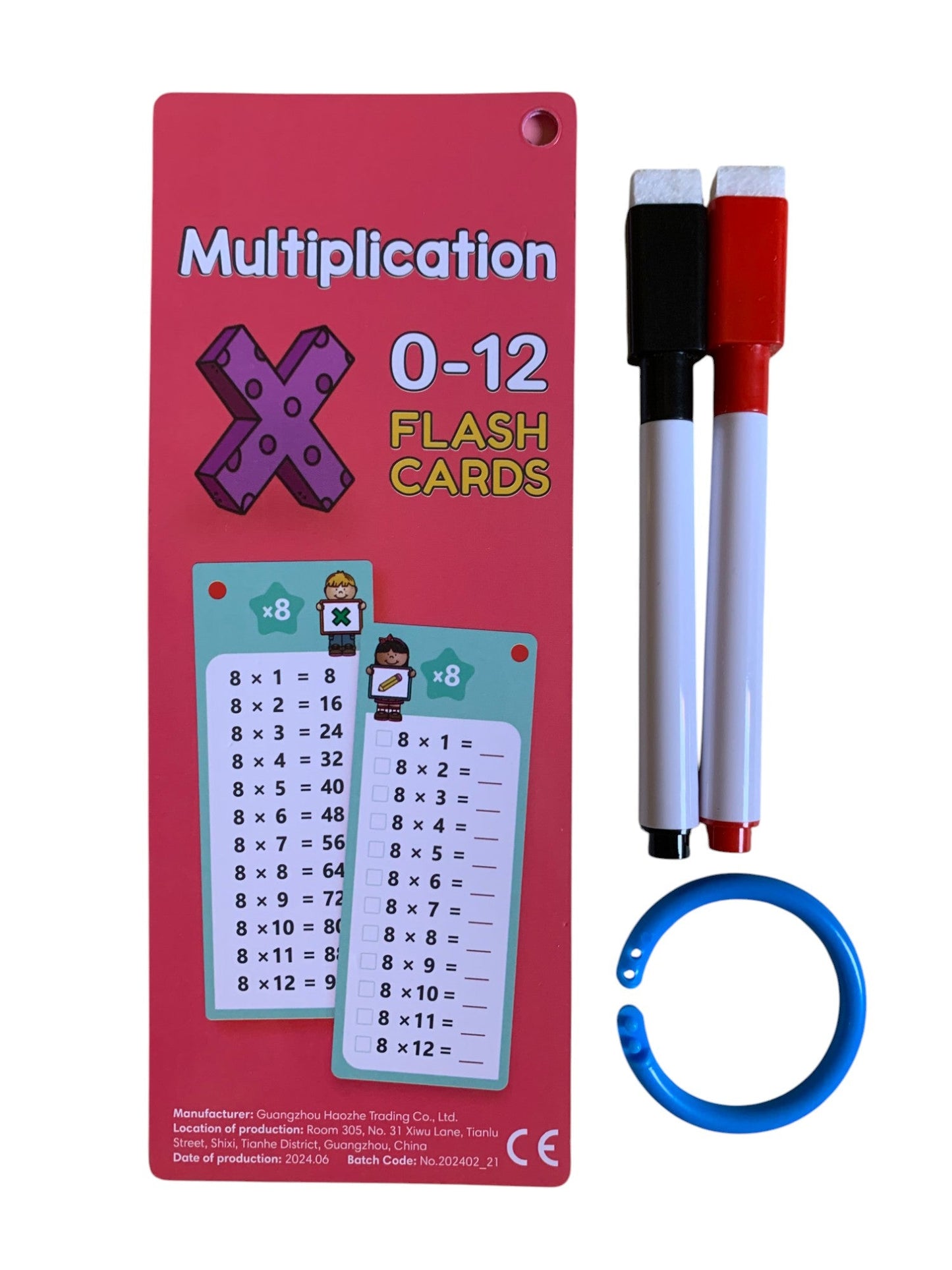 Cartes Magiques des Multiplications – Effaçables et Réutilisables