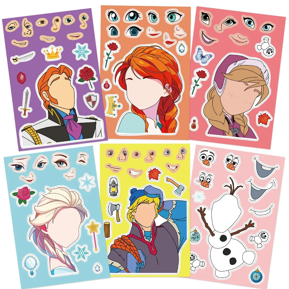 Disney Puzzle Autocollants La Reine des Neiges - DIY Bricolage