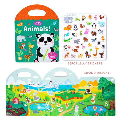 Montessori-Inspired Sticker Book for Young Learners