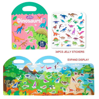 Montessori-Inspired Sticker Book for Young Learners