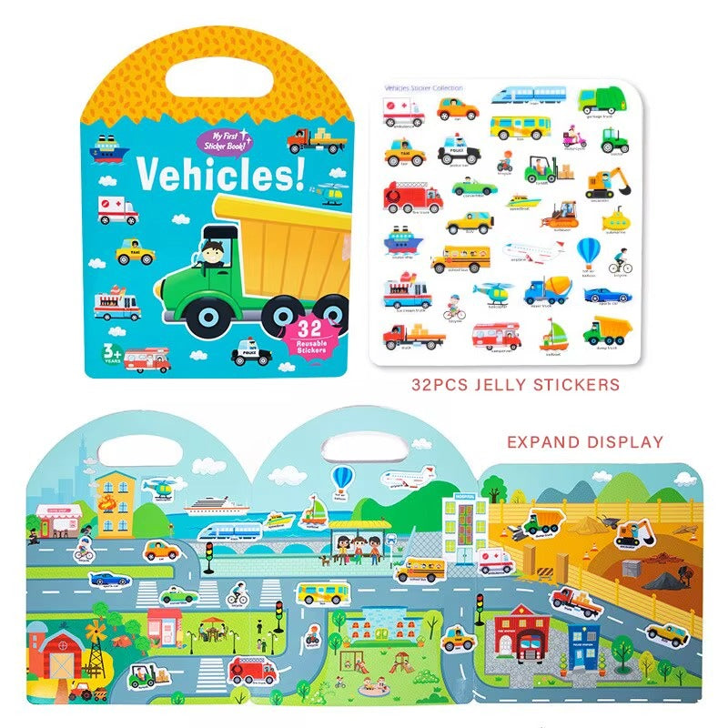 Montessori-Inspired Sticker Book for Young Learners