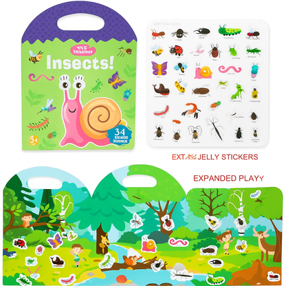 Montessori-Inspired Sticker Book for Young Learners