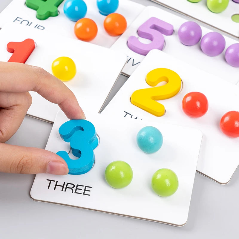 Jeu Montessori de Numération – Perles de Comptage et Opérations