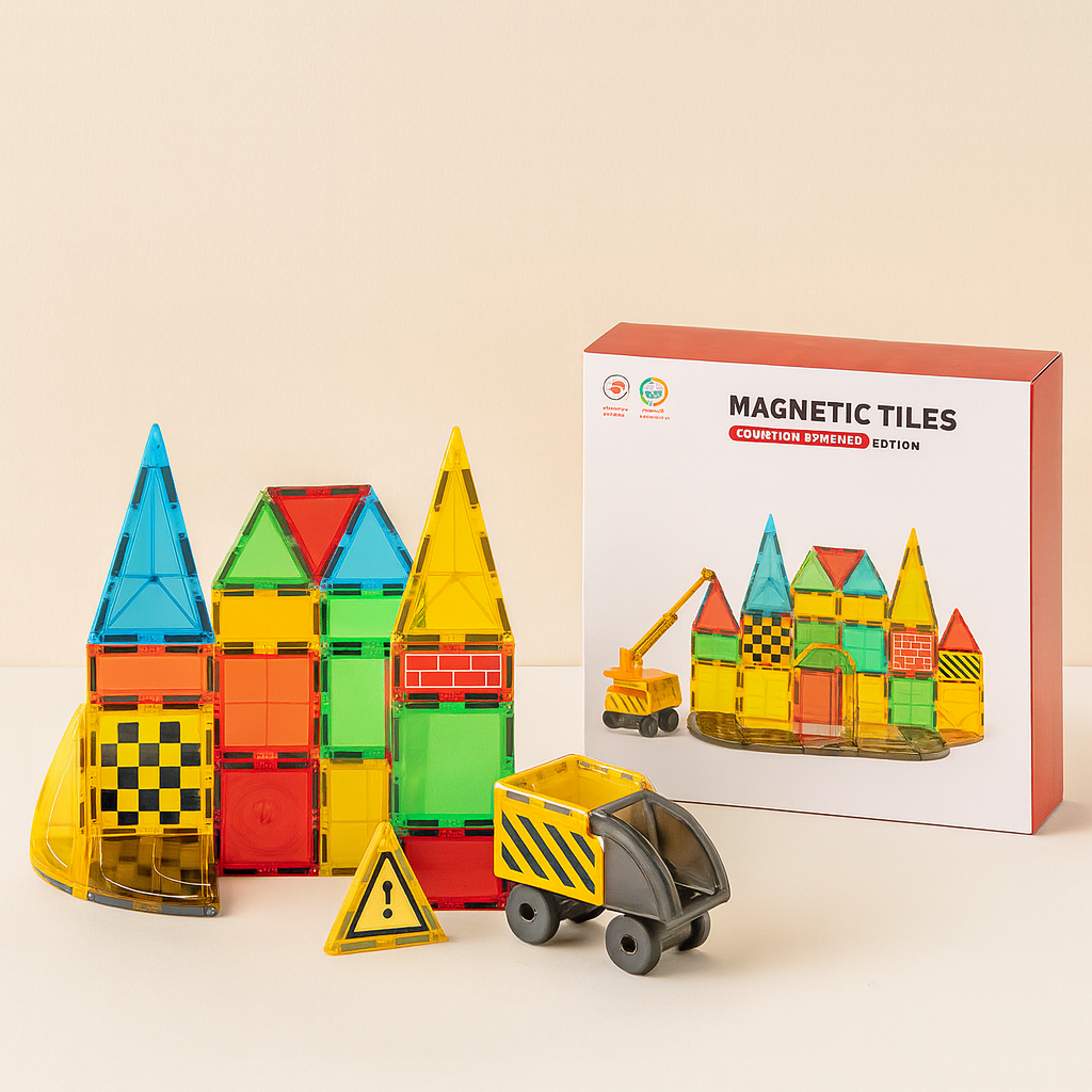 MagnetiTiles™ — Blocs Magnétiques 3D Engineering pour Enfants