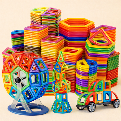 Blocs magnétiques de construction grande taille