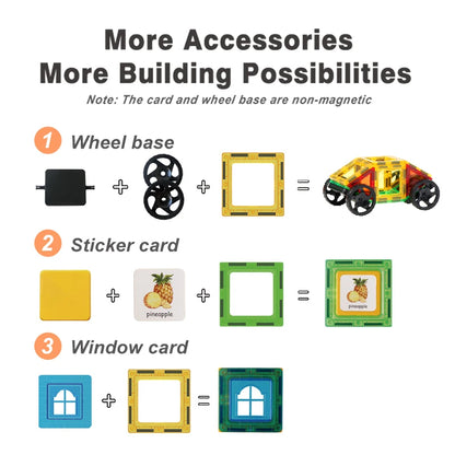 MagnetiTiles™ — Blocs Magnétiques 3D Engineering pour Enfants KIDZO