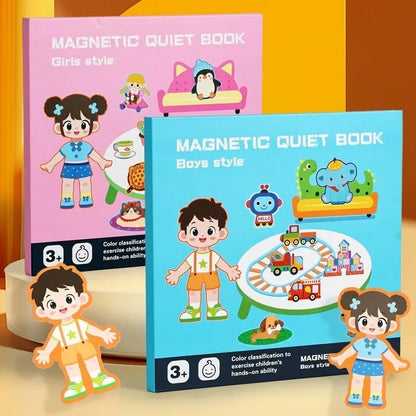 Livre Magnétique Éducatif – Quiet Book Montessori