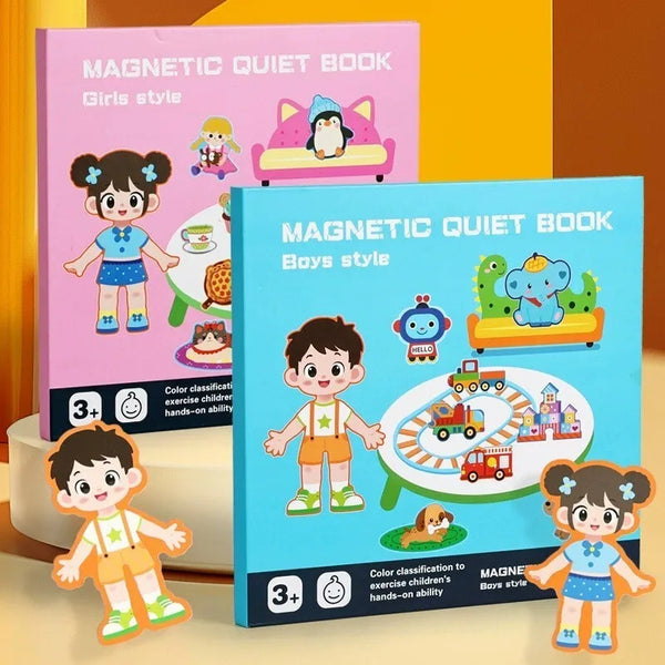 Livre Magnétique Éducatif – Quiet Book Montessori