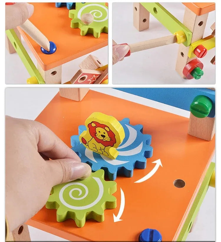 Tableau de Conduite en Bois pour Enfants – Jeu Éducatif Interactif et Réaliste
