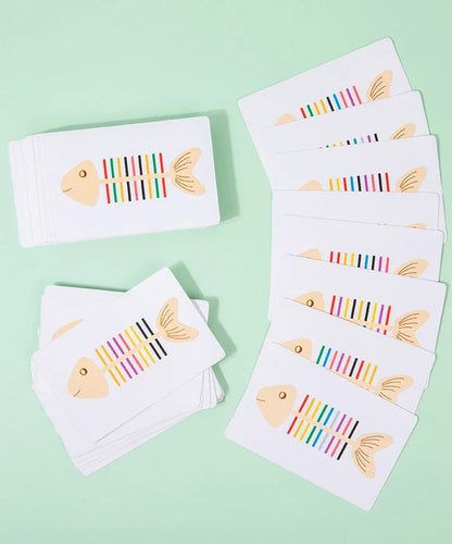 Jeu Éducatif Montessori “Poisson à Colorier” – Tri des Couleurs et Motricité Fine