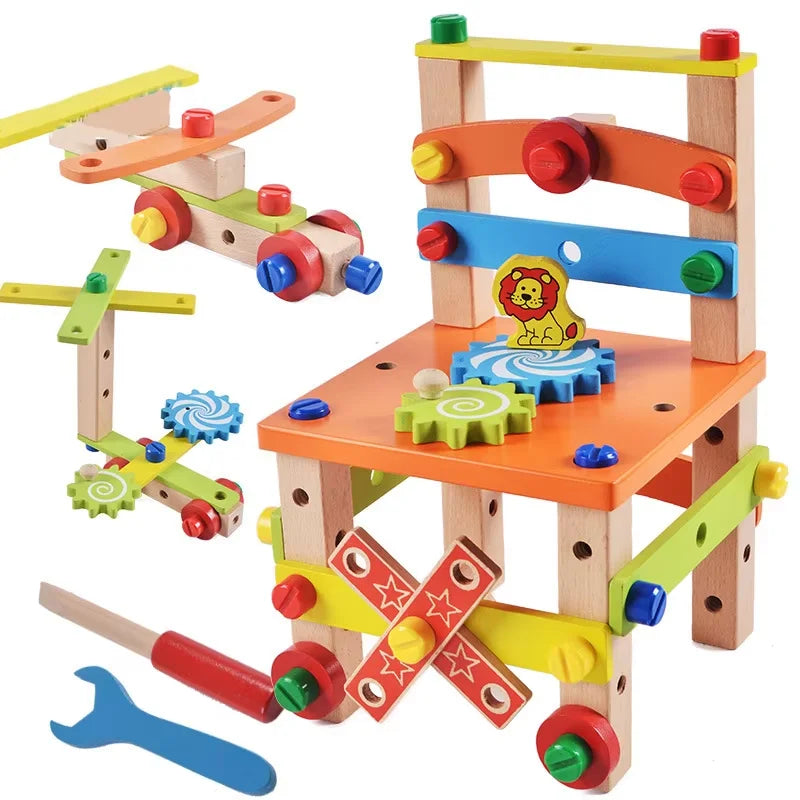 Tableau de Conduite en Bois pour Enfants – Jeu Éducatif Interactif et Réaliste