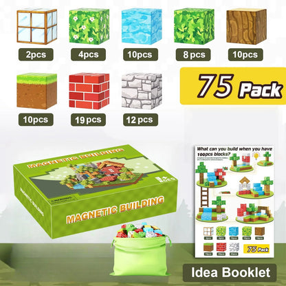 Magnetic Blocks Cubes – Jouet de construction sensoriel & éducatif