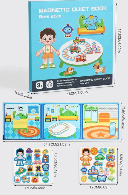 Livre Magnétique Éducatif – Quiet Book Montessori