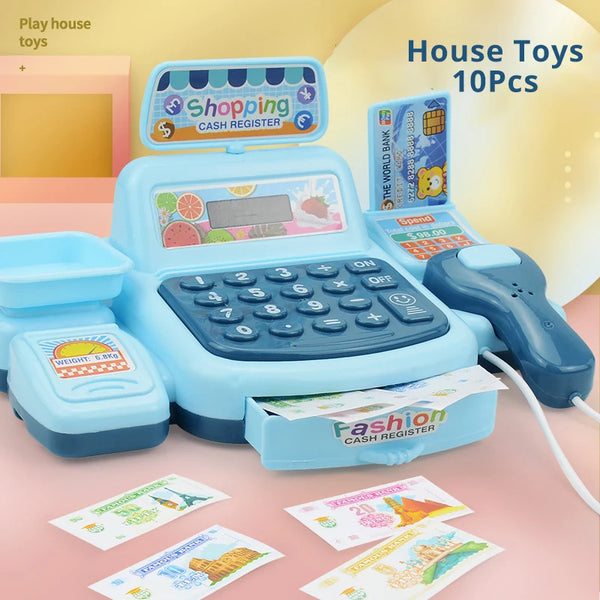Caisse Enregistreuse Électronique pour Enfants – Jeu de Supermarché Interactif avec Sons et Lumières KIDZO