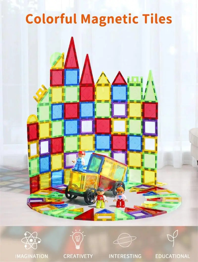 MagnetiTiles™ — Blocs Magnétiques 3D Engineering pour Enfants