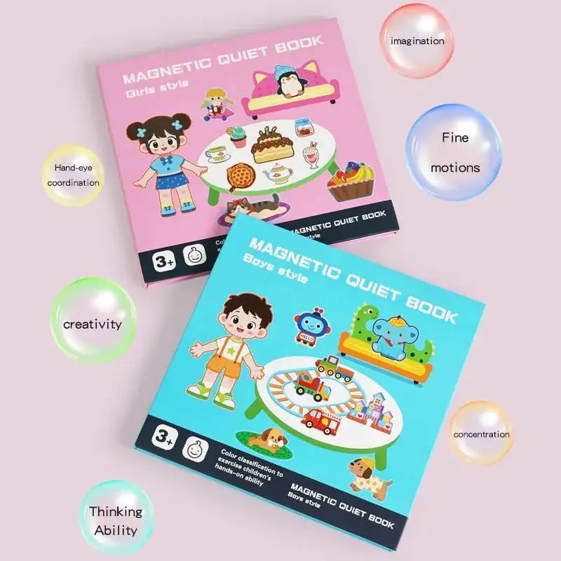 Livre Magnétique Éducatif – Quiet Book Montessori KIDZO