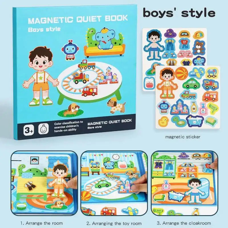 Livre Magnétique Éducatif – Quiet Book Montessori