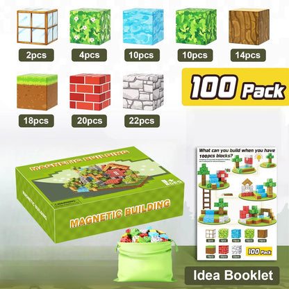 Magnetic Blocks Cubes – Jouet de construction sensoriel & éducatif