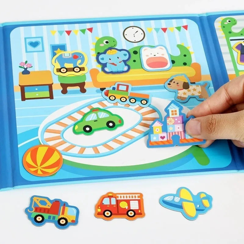 Livre Magnétique Éducatif – Quiet Book Montessori