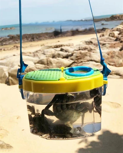 Bug Viewer Outdoor Insect Box Magnifier Observer Kit Insect Catcher Cage Kids Science Nature Exploration Tools Educational Toy