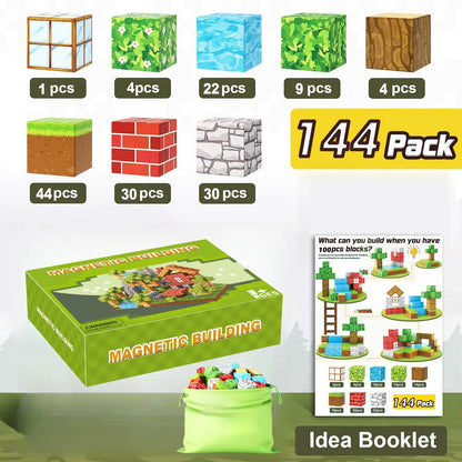 Magnetic Blocks Cubes – Jouet de construction sensoriel & éducatif