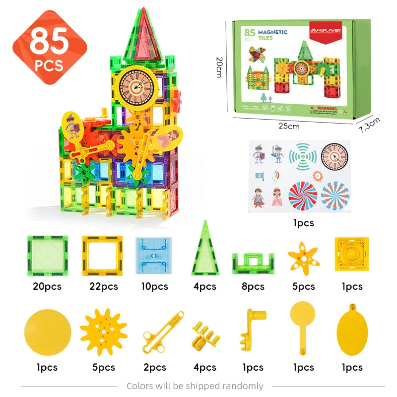 MagnetiTiles™ — Blocs Magnétiques 3D Engineering pour Enfants