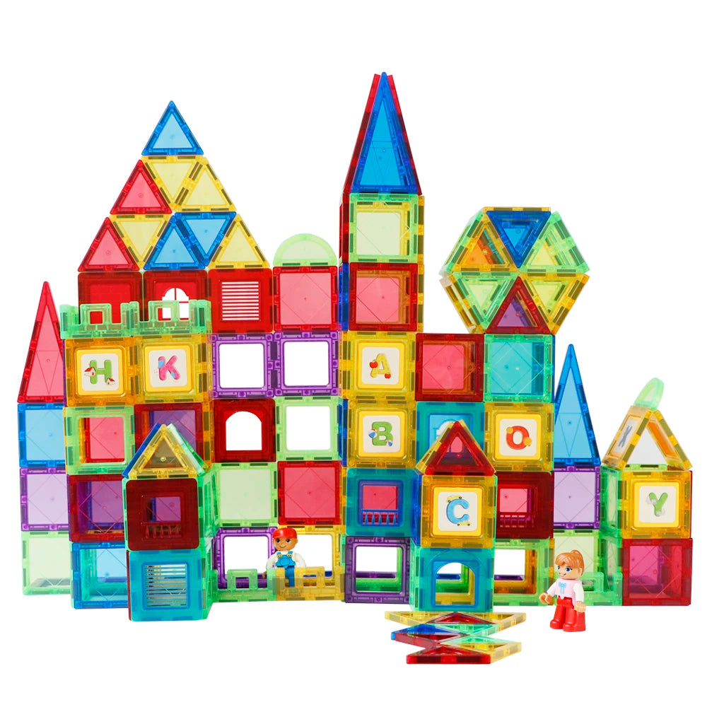 MagnetiBuild™ — Blocs de Construction Magnétiques Montessori (Set Éducatif Enfant)