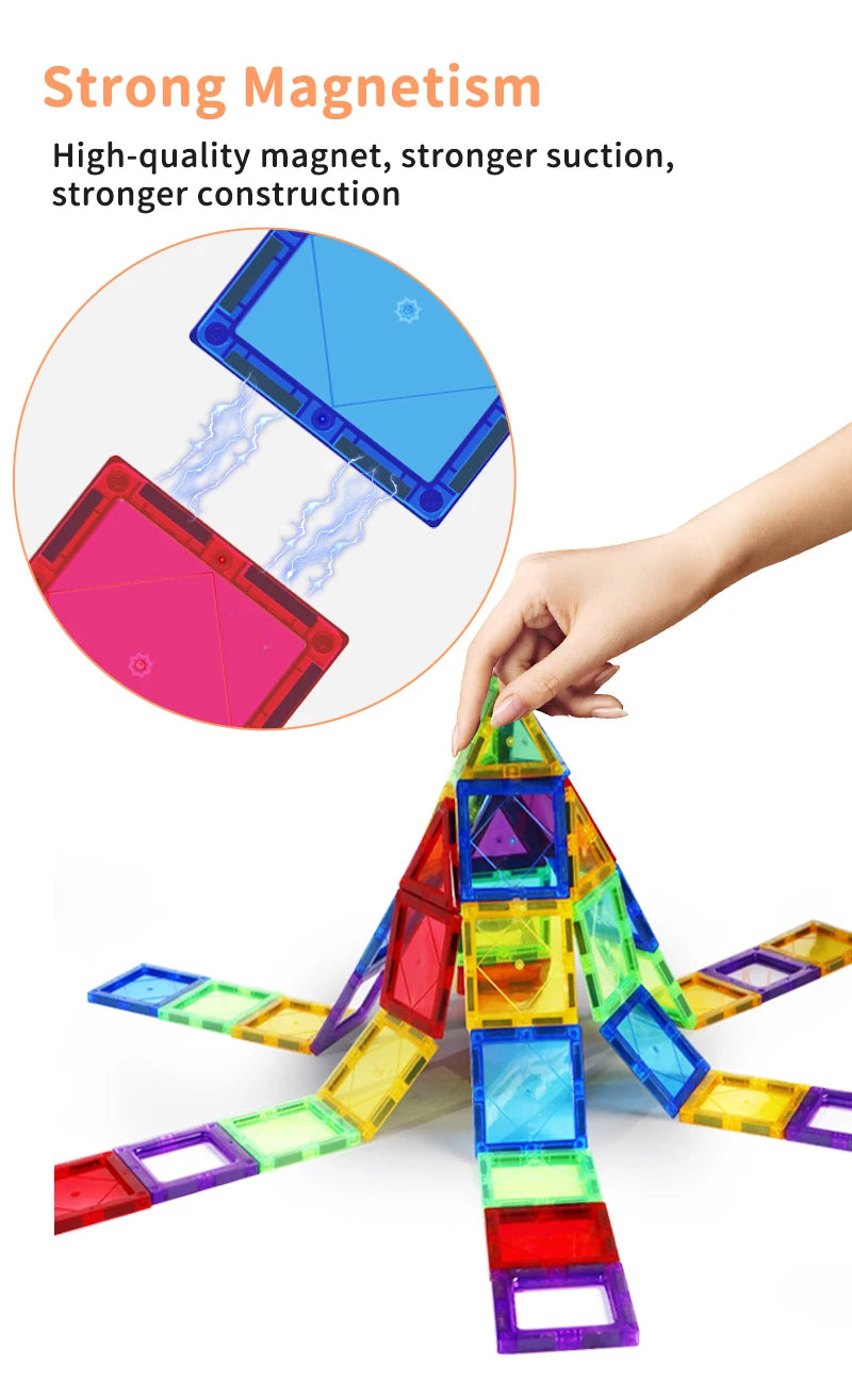 MagnetiTiles™ — Blocs Magnétiques 3D Engineering pour Enfants KIDZO