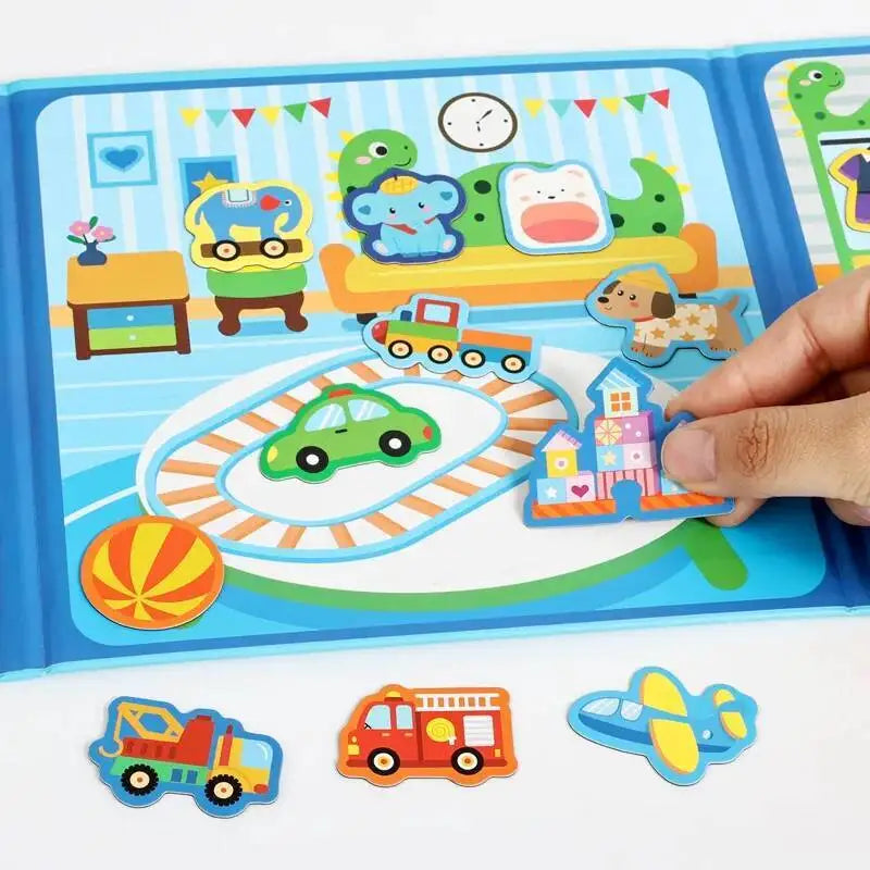 Livre Magnétique Éducatif – Quiet Book Montessori