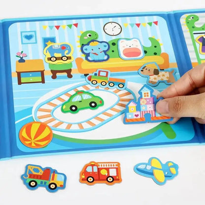 Livre Magnétique Éducatif – Quiet Book Montessori