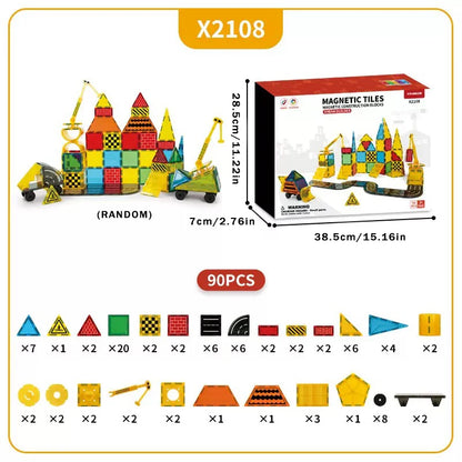 MagnetiTiles™ — Blocs Magnétiques 3D Engineering pour Enfants