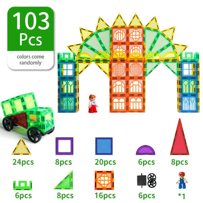 MagnetiTiles™ — Blocs Magnétiques 3D Engineering pour Enfants
