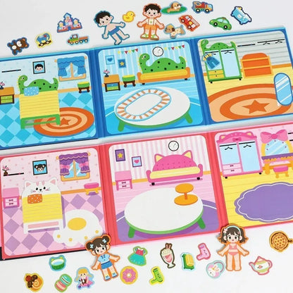 Livre Magnétique Éducatif – Quiet Book Montessori