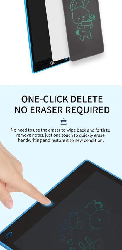 Tablette de Dessin LCD Rétroéclairée – Écriture Magique Sans Papier