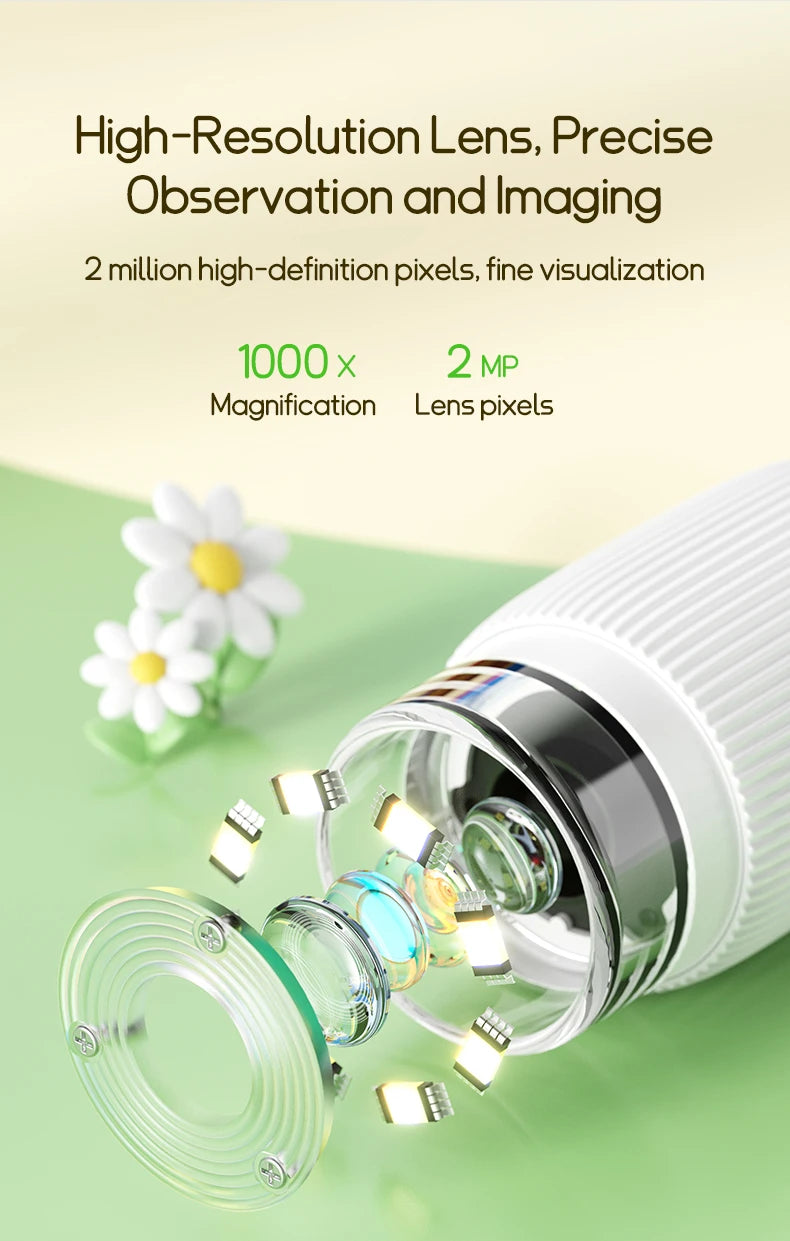 Microscope Électronique pour Enfants RIVGOT – Exploration Naturelle Interactive