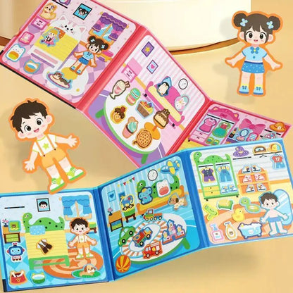 Livre Magnétique Éducatif – Quiet Book Montessori