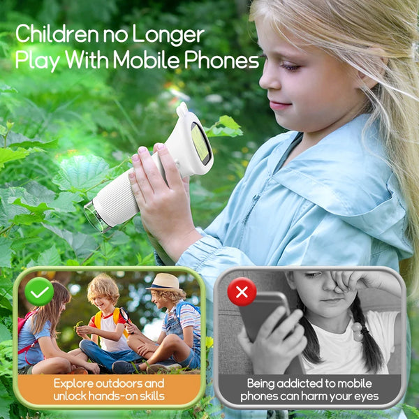 Microscope Électronique pour Enfants RIVGOT – Exploration Naturelle Interactive KIDZO