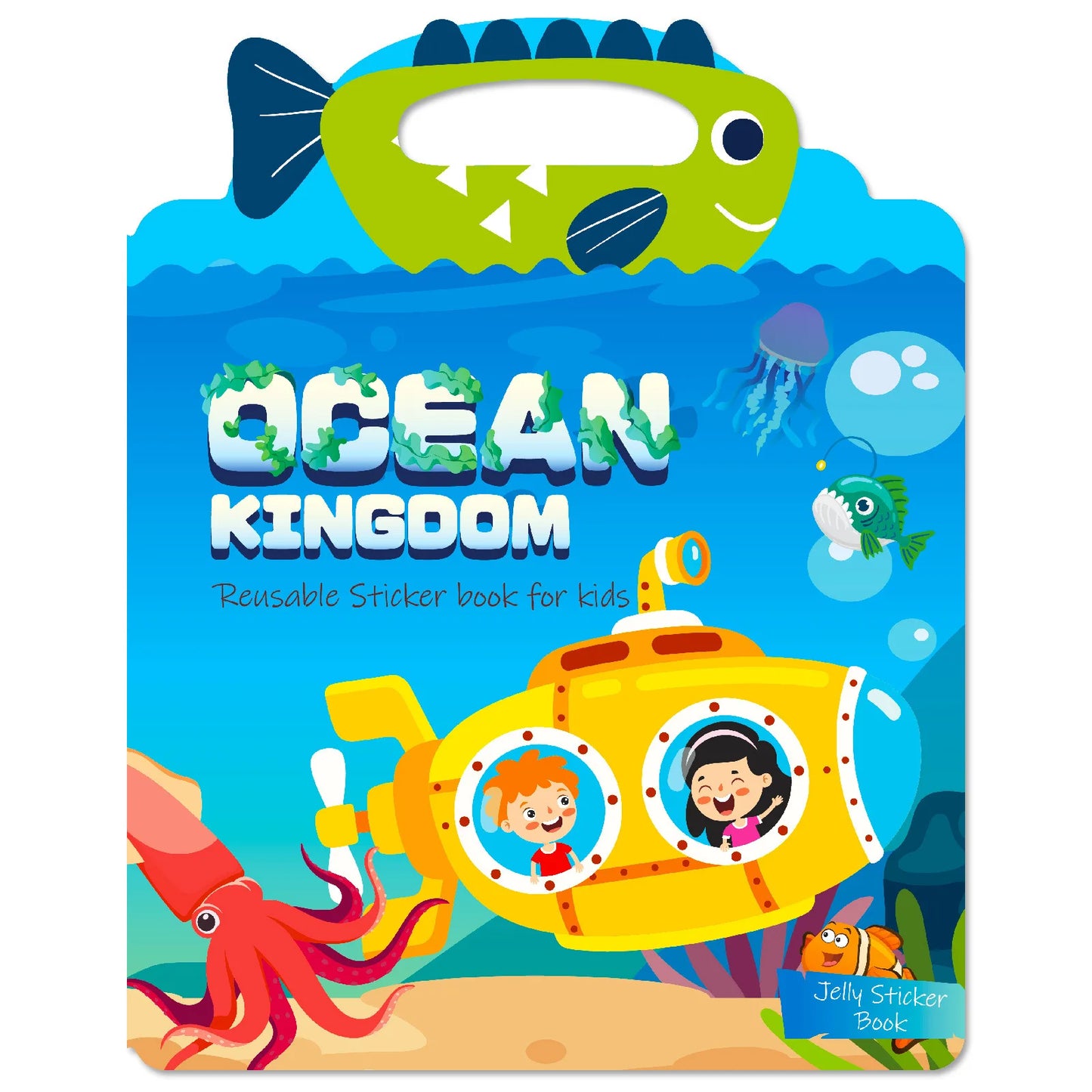 Hot New Children Scene Stickers DIY Hand-on Puzzle Sticker Books Reusable Cartoon Animal Learning Cognition Toys for Kids Gift KIDZO