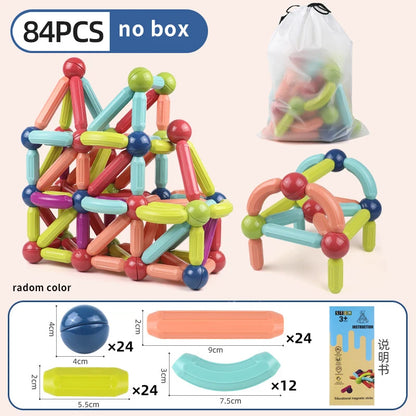 MagnetiBuild™ — Blocs de Construction Magnétiques Montessori (Set Éducatif Enfant)
