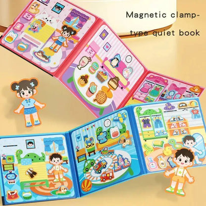 Livre Magnétique Éducatif – Quiet Book Montessori KIDZO